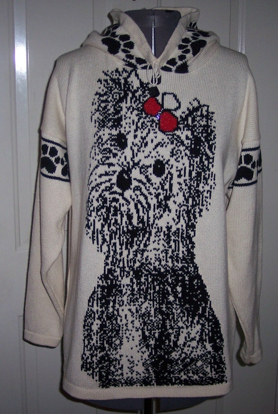 Custom Knit Yorkshire Terrier Yorkie Sweater Create your