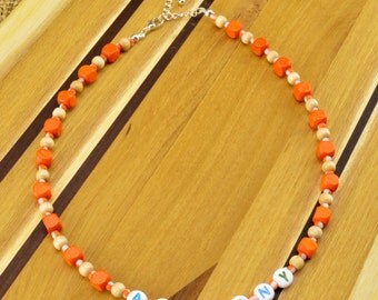 Collier pour garçon avec prénom (personnalisé)