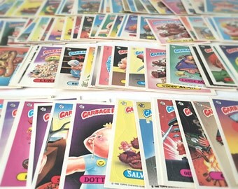 1986 Topps Garbage Pail Kids Cards / Stickers, Set of 15 - 1980s Cabbage Patch Kids Spoof, Gross, Funny Gag Gift For Men, Fathers Day Gift