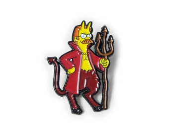 Flandiddly Devil - Simpsons - Pin - Cartoon - Ned Flanders