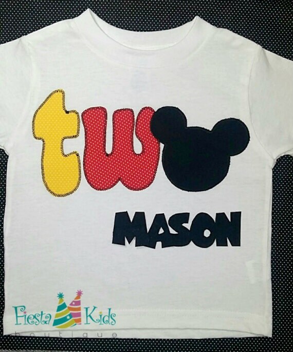 mickey mouse birthday shirts