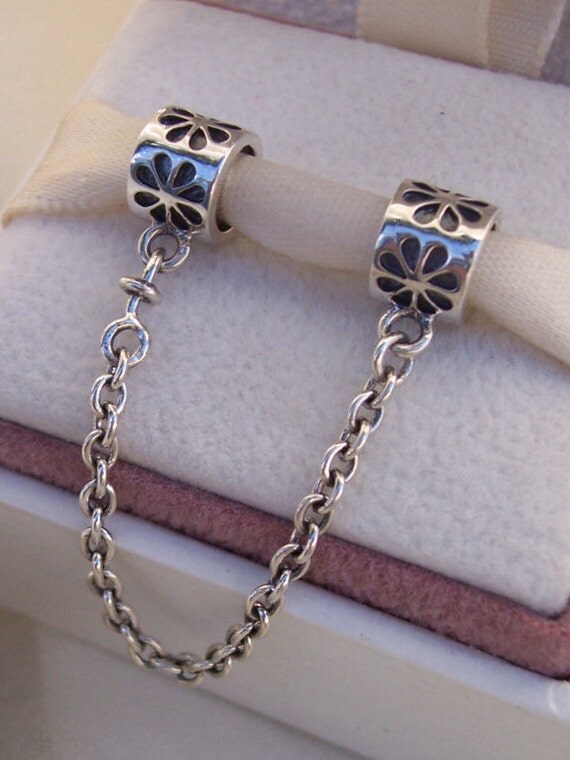 Pandora Daisy Safety Chain Mod Genuine Designer by JEWELSELAGANT