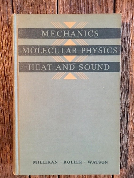 Vintage Molecular Physics Book Vintage Science Book Vintage