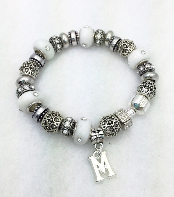 letter Charm Bracelet