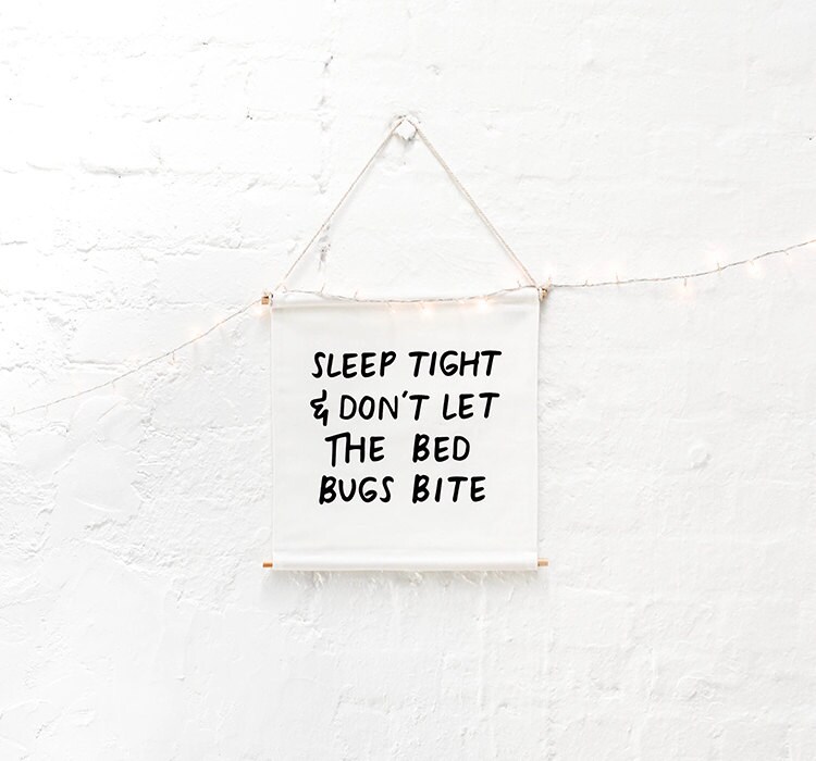 Sleep Tight & Don't Let the Bed Bugs Bite banner flag
