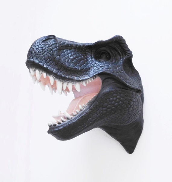 Animal Head Wall Mount T Rex Dinosaur Faux Taxidermy