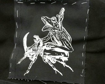 blue frog screen printing