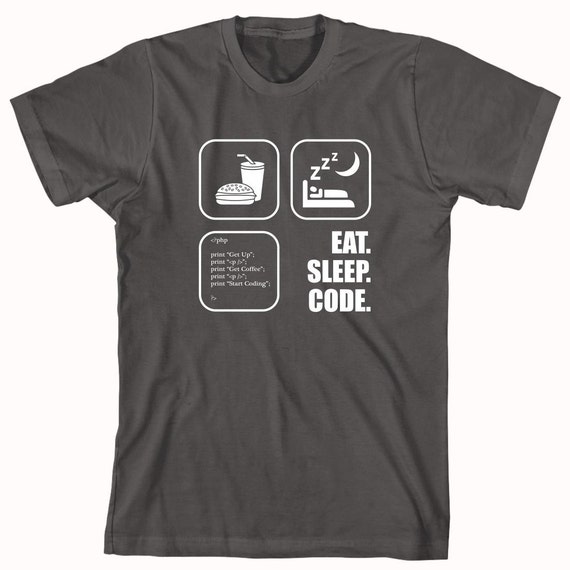 eat sleep code shirt