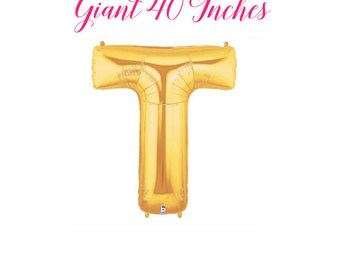 Gold Balloon, Wedding Balloon, Photobooth Backdrop, Number Balloon, Party Balloon, Mylar Letter Balloon, Foil Letter Balloon, Giant Balloon