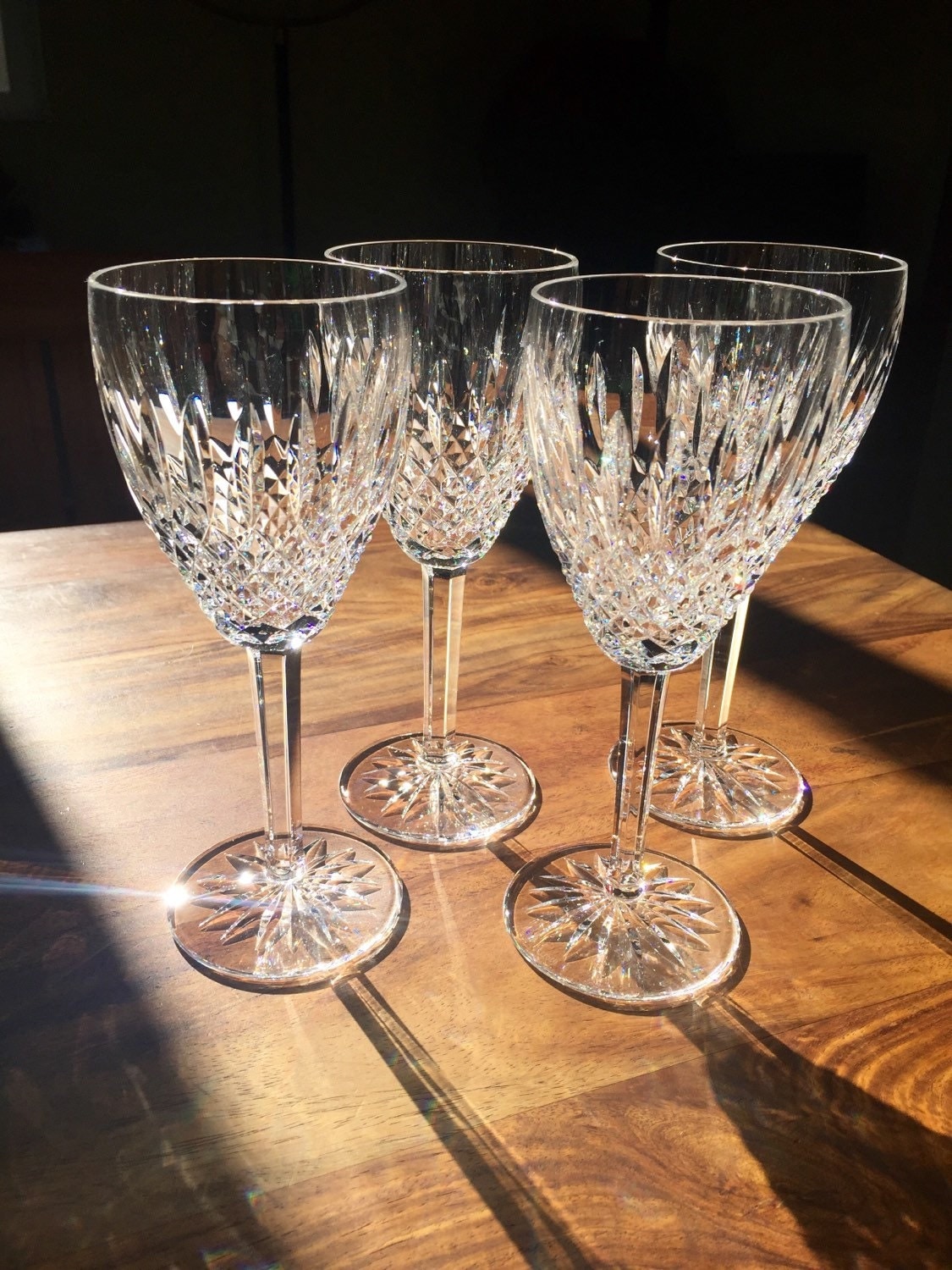 Waterford Crystal Ireland Castlemain Claret Wine Glass Set