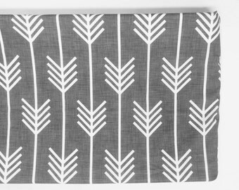 Gray Arrow Changing Pad Cover, Minky Changing Pad Cover, Grey Changing Pad Cover, Tribal Changing Pad Cover, Arrow Changing Pad
