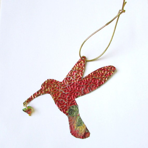 Hummingbird Ornament Metal Bird Hummingbird Wall Decor