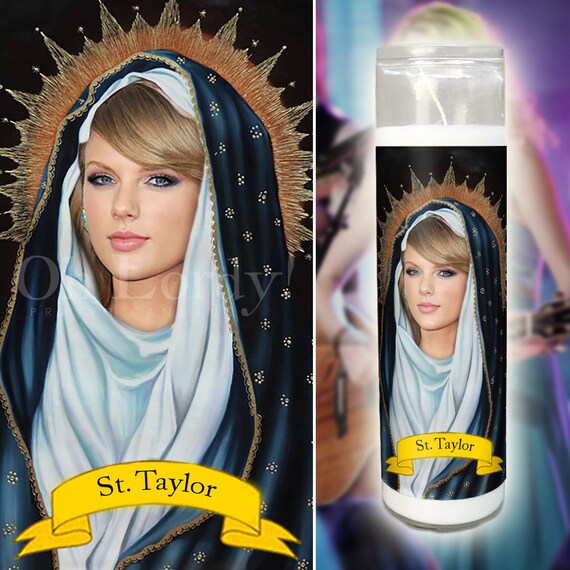 Taylor Swift Prayer Candle by OhLordyCandles on Etsy