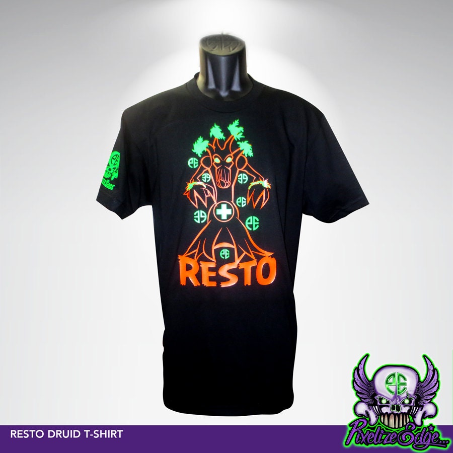 Resto Druid Tshirt World of Warcraft Inspired Wow Healer