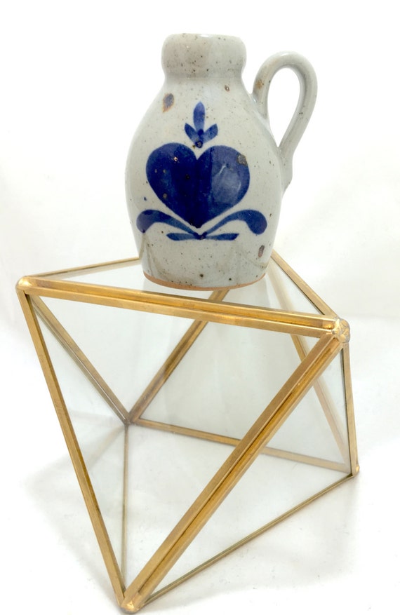 Bastine Pottery Mini Jug Vase 1993 Noblesville Indiana