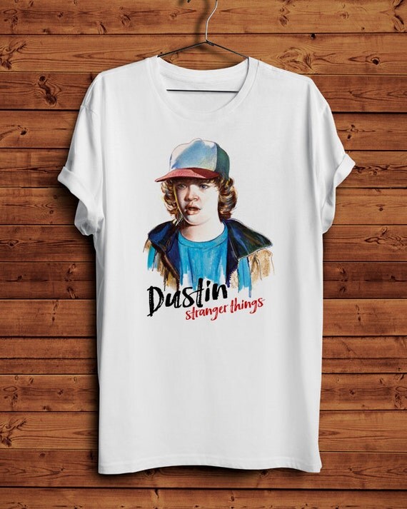 stranger things dustin t shirt