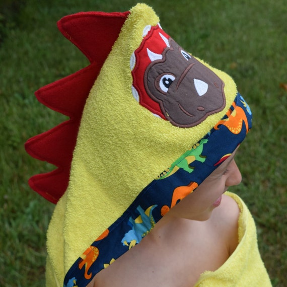 Dinosaur Hooded Towel Childern's towel beach towel bath