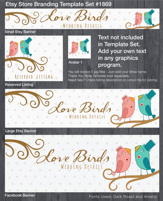 Etsy Banner Template