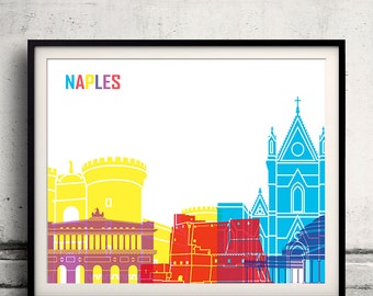  Naples  skyline Etsy