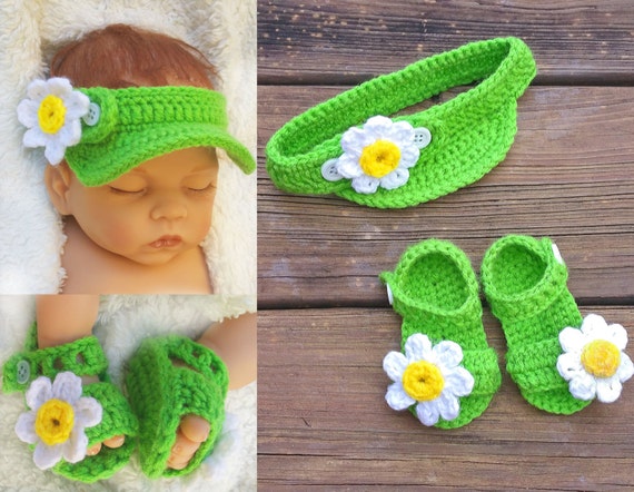 Baby Crochet Hat and Sandals Crochet Baby Sandals Baby by 