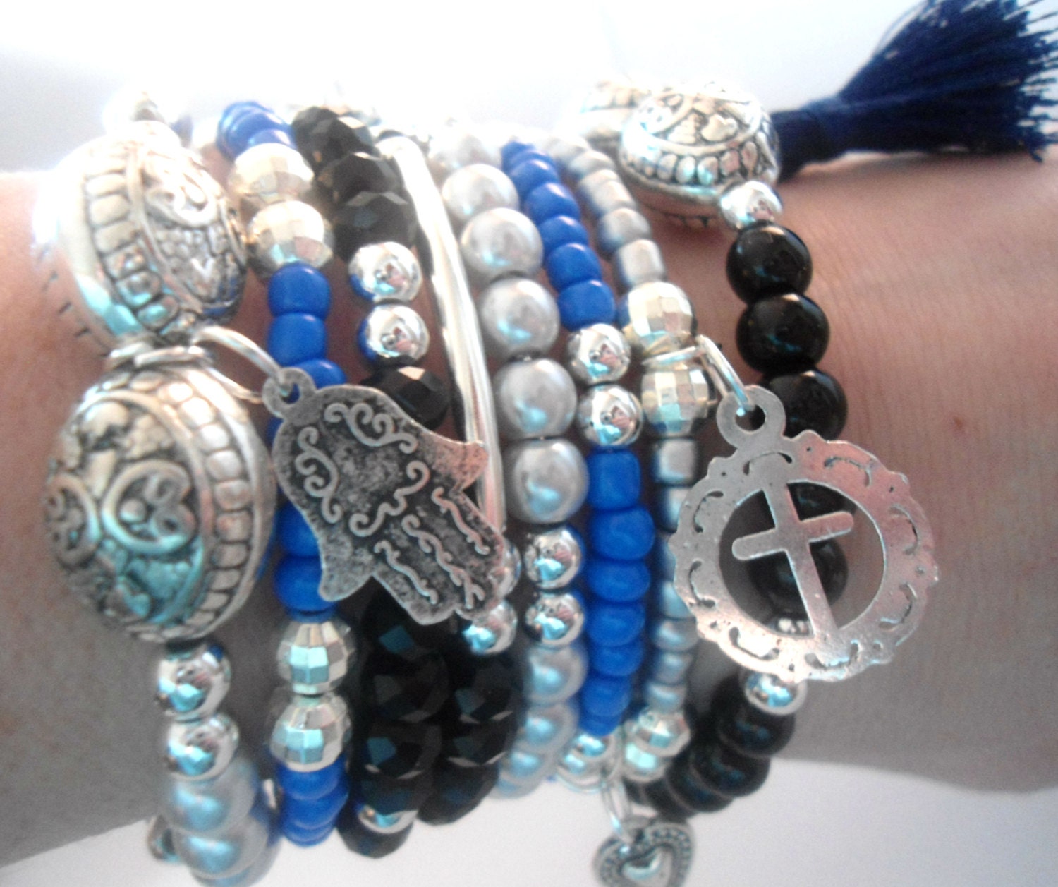 Gift for teen girl Arm candy bracelets Charm by AmorPorteno