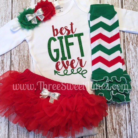 baby girl christmas outfit best gift ever by threesweetlimes baby girl christmas outfit best gift ever by threesweetlimes