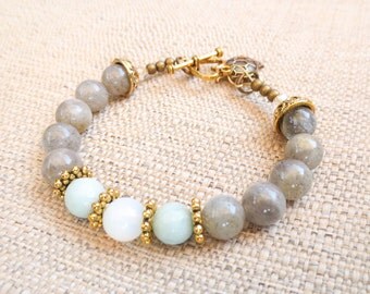 Fertility Bracelet, FERTILE RENEW, Moonstone, Labradorite, Amazonite, infertility jewelry, Fertility jewelry, infertility, pregnancy gift