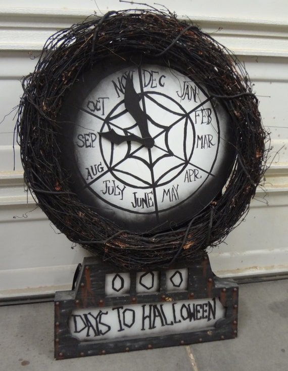 Nightmare Before Christmas inspired countdown by HallowoodDesigns