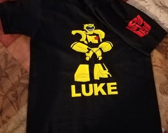 Transformer Birthday Shirt Bumble bee