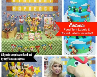 85% OFF | Super Mario Bros Printable | Super Mario Decorations | Mario Party | Mario Birthday| Mario Party Printable | Epic Parties by REVO