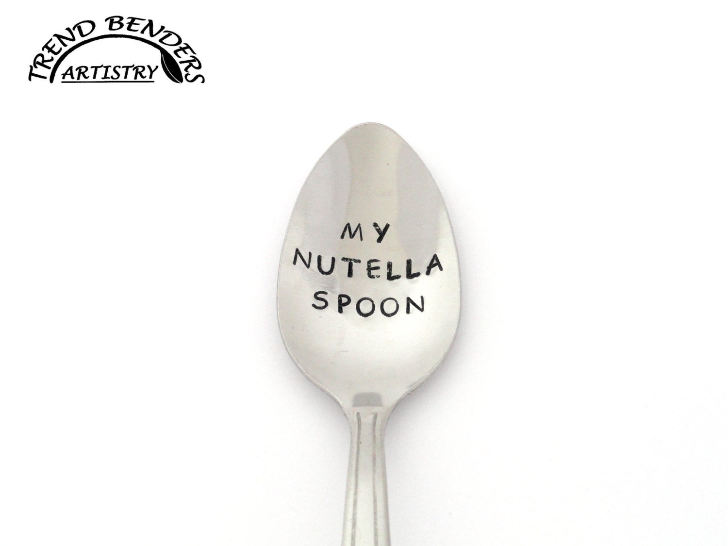 My Nutella Spoon Hand Stamped Spoon Stainless Steel Unique