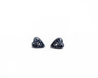 Ouija Earrings Ouija Planchette Ouija Jewery Ouija stud earrings Magical earrings Goth Jewelry Goth earrings Halloween stud earrings Gift