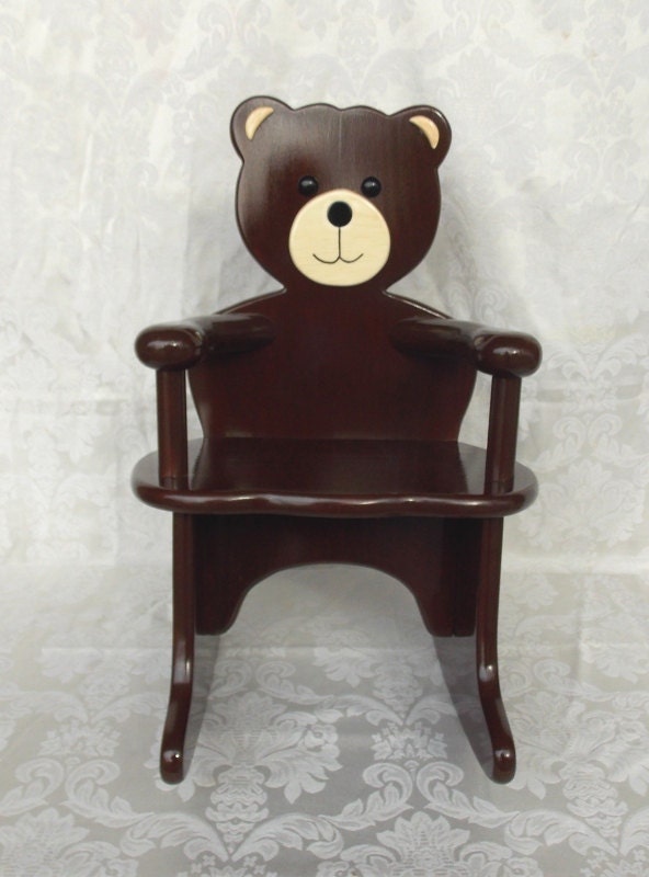 small rocking chair for teddy bear