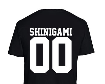 Shinigami Jersey Style 00 Death Note Inspired Anime T-Shirt