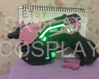 OVERWATCH OW D.va cosplay prop weapon&headpiece gun