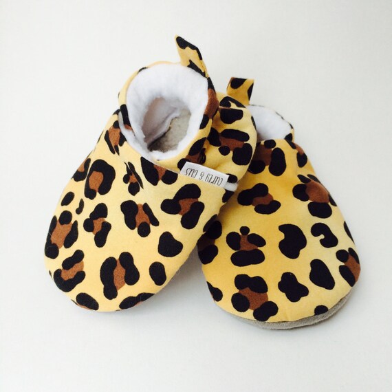 leopard print baby shoes