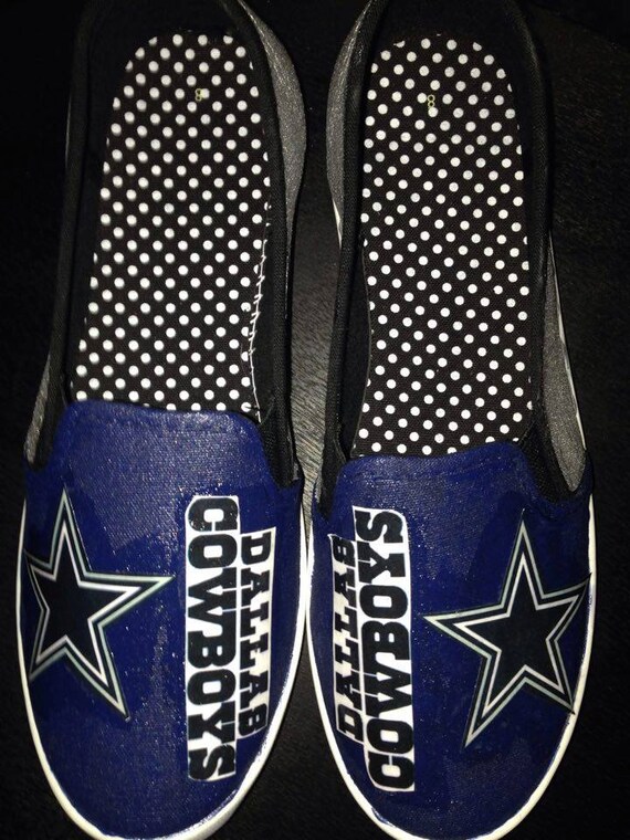 Dallas Cowboys Customized Tennis Shoes by TheMaddShoestress