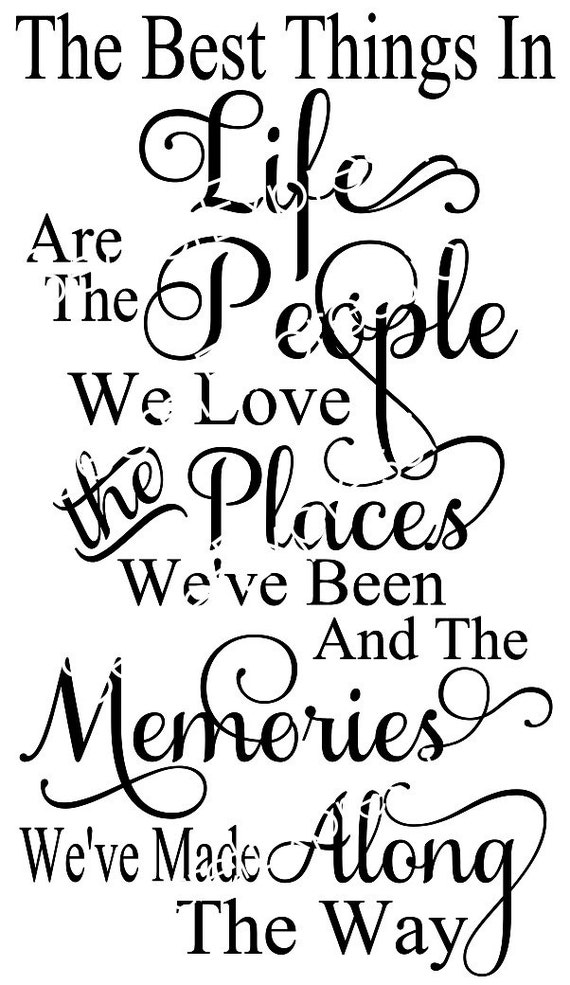 The Best Things in Life Are People we Love by SecretGardenDecatur