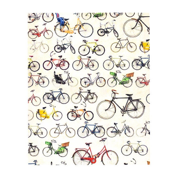 Decoupage Paper Scrapbook paper Bicycle bicycles bike