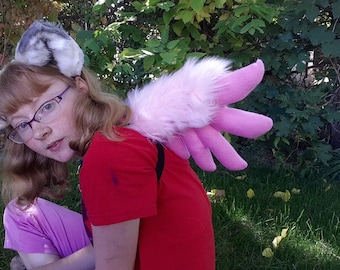 Cute furry fursuit wings