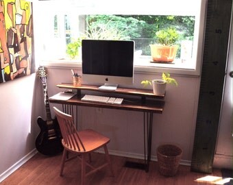 Black Walnut Live Edge Desk/Console Table