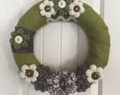 Ready to Ship: Rustic Wreath, Rustic, Home Decor, Shabby Chic Wreath, Shabby Chic Home Decor, Chevron Wreath, Rustic Shabby Chic Decor Ready to Ship: Rustic Wreath, Rustic, Home Decor, Shabby Chic Wreath, Shabby Chic Home Decor, Chevron Wreath, Rustic Shabby Chic Decor