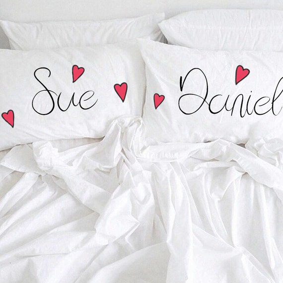 personalized name couple pillow boyfriend husband girlfriend personalized name couple pillow boyfriend husband girlfriend