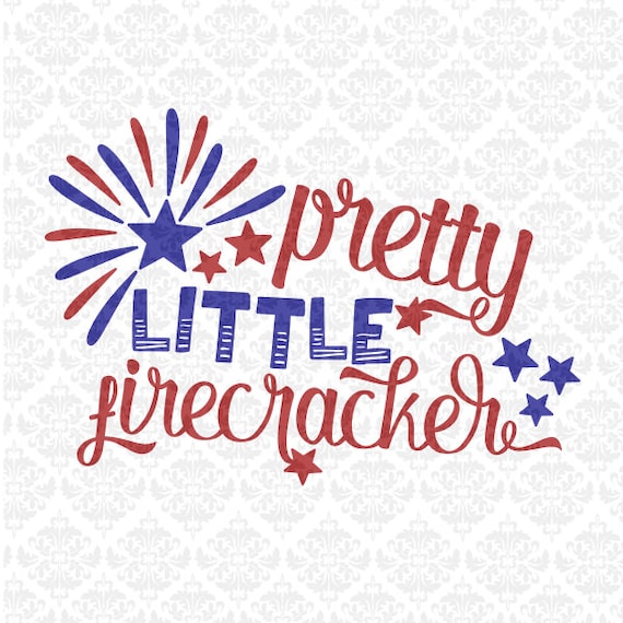 Download Pretty Little Firecracker Girl Toddler Child SVG STUDIO Dxf