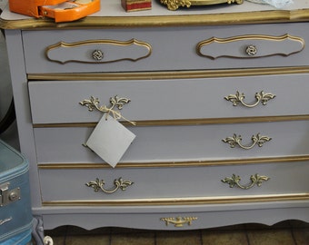 1960s French Provincial styled chest of drawers