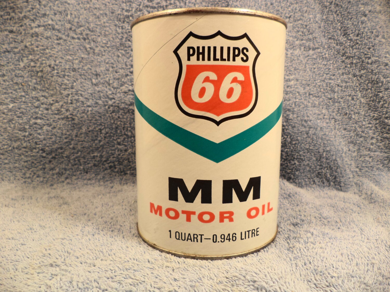 Phillips 66 M M Motor Oil 1 Quart Motor Oil Can