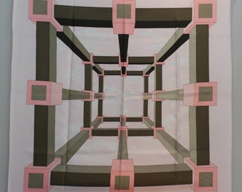 Hermès scarf PERSPECTIVE by A M Cassandre