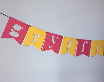 Gryffindor Bunting Banner, Gryffindor Pride, Harry Potter Wedding, Harry Potter Nursery, Gryffindor Gift, Harry Potter Birthday, Photo Booth