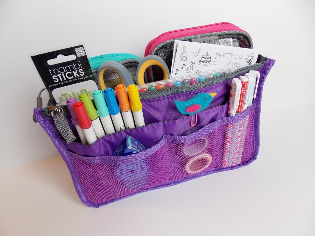 Carry Pencil Case Planner tote supply tote Art journal