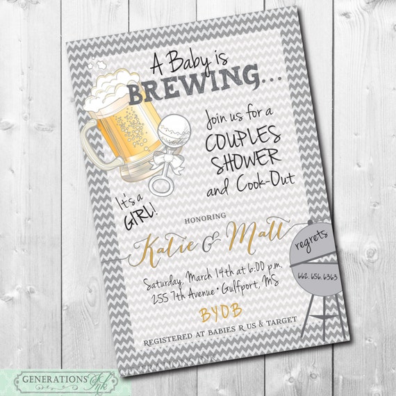 Baby Shower Cookout Invitations 9